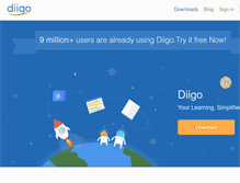 Tablet Screenshot of diigo.com